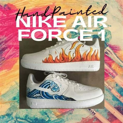 nike air force malen mit acryl|how to paint air force ones.